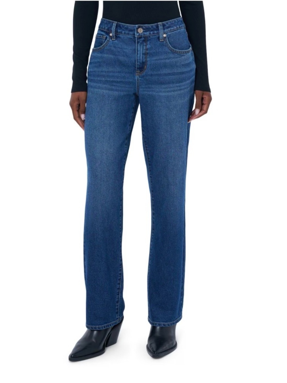 Edited by Remi Bader Loose Straight Leg Women’s Jeans in Medium Wash NWT